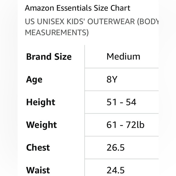 NWT/ Amazon Essentials Puffer Vest/ Size 8 - Picture 4 of 7